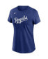 ფოტო #3 პროდუქტის Women's Royal Kansas City Royals Wordmark T-shirt
