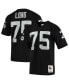 Men's Howie Long Black Las Vegas Raiders 1983 Authentic Throwback Retired Player Jersey