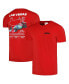 ფოტო #1 პროდუქტის Men's and Women's Red Formula 1 2023 Las Vegas Grand Prix Celebrate Vegas T-shirt