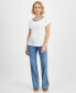 Фото #5 товара Petite Flare-Leg Front-Seam Jeans, Created for Macy's