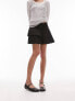 Topshop mini pleated tennis skirt in black