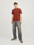 Фото #7 товара Pánské polo triko JJEPAULOS Slim Fit 12136668 Red Ochre