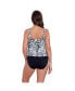 ფოტო #2 პროდუქტის Women's ShapeSolver Mastectomy Blouson One-Piece Swimsuit