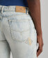 Фото #5 товара Women's Patched Tapered Jeans