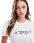 adidas Terrex Classic logo t-shirt in white