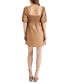 ფოტო #2 პროდუქტის Women's Inara Square-Neck Puff-Sleeve Mini Dress