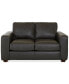 Фото #2 товара CLOSEOUT! Dester 64" Leather Loveseat, Created for Macy's