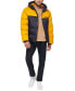 Men's Colorblock Performance Hooded Puffer Jacket