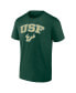 ფოტო #2 პროდუქტის Men's Green South Florida Bulls Campus T-shirt