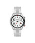 Men's Outbacker Silver-Tone Stainless Steel Bracelet Watch 42mm