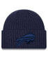 Фото #1 товара Youth Boys Navy Buffalo Bills Color Pack Cuffed Knit Hat