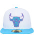 Фото #3 товара Men's White Chicago Bulls Vice Blue Side Patch 59FIFTY Fitted Hat