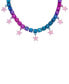 Фото #2 товара Betsey Johnson faux Stone Starry Bib Tennis Necklace