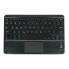 Wireless keyboard with touchpad - black 10" - Bluetooth 3.0