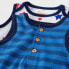 2-pieces Cat & Jack Baby Stripes & Star Print Sleeveless Americana Romper (0-3M)