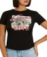 Women's Graphic Print Short-Sleeve Cotton T-Shirt