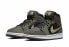 Фото #4 товара Кроссовки Nike Air Jordan 1 Mid Military Olive (W) (Хаки, Черный)