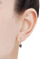 ფოტო #2 პროდუქტის Sapphire (1-1/3 ct. t.w.) & Diamond (1/20 ct. t.w.) Drop Earrings in 10k Gold