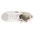 Фото #4 товара Vintage Havana Lester Leopard High Top Womens Beige, White Sneakers Casual Shoe