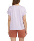 Фото #2 товара Women's Drapey Luxe T-shirt