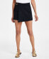 Фото #4 товара Belted D-Ring Mini Skort, Created for Macy's