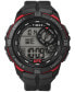 Фото #1 товара Часы и аксессуары Timex Мужские цифровые часы UFC Rush черные с полиуретановым ремешком 52 мм