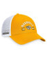 Фото #1 товара Men's Gold/White Nashville Predators Free Kick Trucker Adjustable Hat