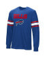 Фото #3 товара Men's Royal Buffalo Bills Hands Off Long Sleeve Adaptive T-shirt