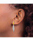 Stainless Steel Brushed Yellow IP-plated Dangle Earrings