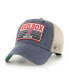 Men's Navy Boston Red Sox Four Stroke Clean Up Trucker Snapback Hat