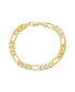 Фото #1 товара Women's Figaro Gold Plated Chain Bracelet