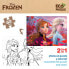 K3YRIDERS Disney Frozen Double Face To Coloring 60 Large Pieces Puzzle