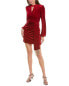 Фото #1 товара Rachel Parcell Velvet Mini Dress Women's