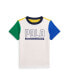 ფოტო #3 პროდუქტის Toddler and Little Boys Color-Blocked Logo Cotton Jersey T-shirt