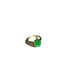 ფოტო #2 პროდუქტის Dew — Green jade stone ring