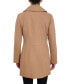 Фото #2 товара Women's Petite Single-Breasted Notched-Collar Peacoat, Created for Macy's