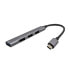 Фото #1 товара i-tec USB-C Metal HUB 1x USB 3.0+ 3x USB 2.0