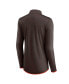 ფოტო #2 პროდუქტის Women's Brown Cleveland Browns Worth the Drive Quarter-Zip Top