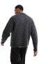 Фото #7 товара Weekday Bobby relaxed fit wool blend knitted polo in dark grey