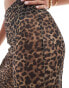 Фото #5 товара Pull&Bear leopard print beach trousers