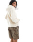 Levi's Everyday small cheetah batwing logo hoodie in beige