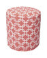 Фото #1 товара Links Ottoman Round Pouf with Removable Cover 16" x 17"