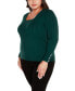 Plus Size Square Neck Sweater