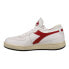 Diadora Mi Basket Row Cut Lace Up Mens White Sneakers Casual Shoes 176282-C7114 8.5 - фото #3