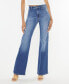 ფოტო #2 პროდუქტის Women's Ultra High Rise Distressed 90s Flare Jeans