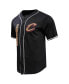 Фото #4 товара Men's Black Cleveland Cavaliers 2023/24 City Edition Mesh Baseball Jersey