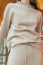Фото #10 товара Мягкий свитер с декоративной строчкой спереди ZARA