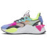 Фото #3 товара Puma RsXl Vibes Lace Up Womens Multi, Purple Sneakers Casual Shoes 39134301