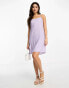 Фото #4 товара Monki cami mini dress in lilac ditsy print