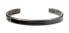 Bangle Black Lines Solid Open Steel Bracelet RR-MB005-B